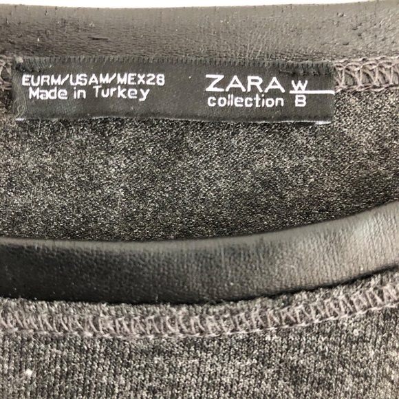 Zara dark grey long sleeve top - Picture 2 of 4
